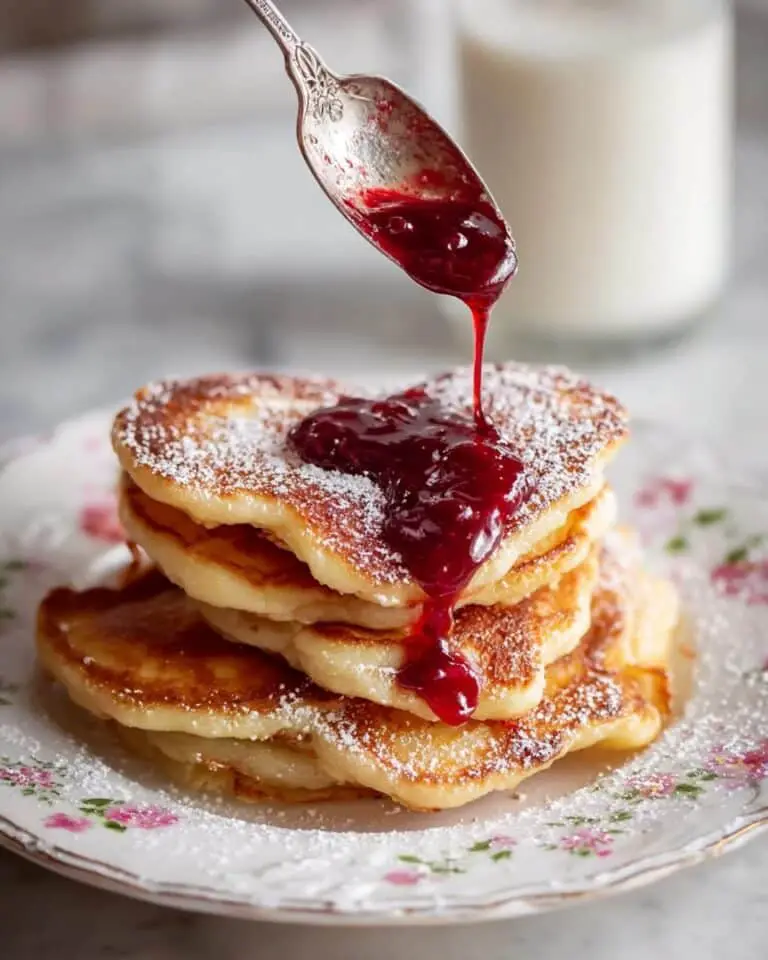 Fluffy Russian Apple Pancakes (Oladi) Recipe