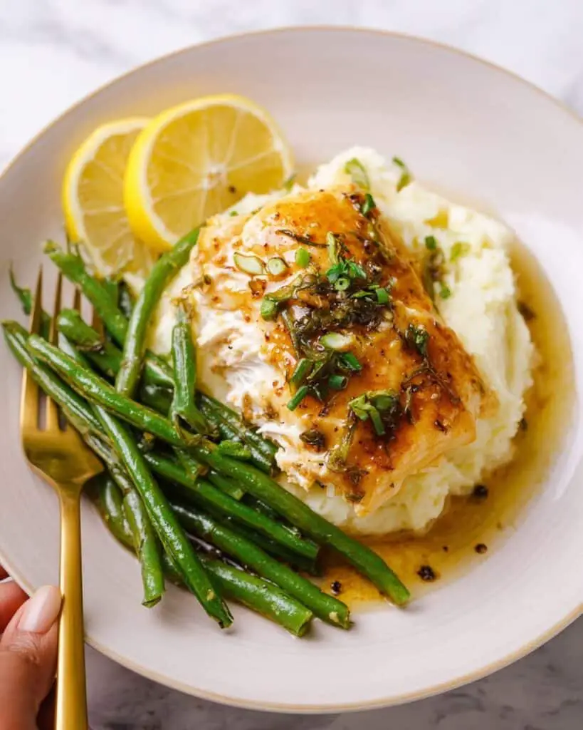 Pan-Seared Mahi Mahi with Umami Butter Sauce Recipe