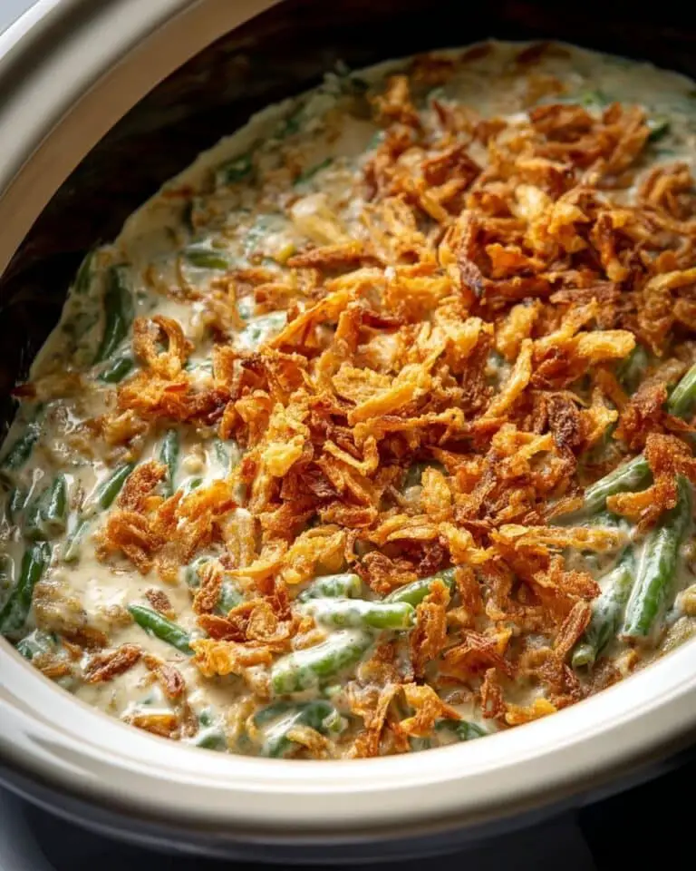 Slow Cooker Green Bean Casserole Recipe