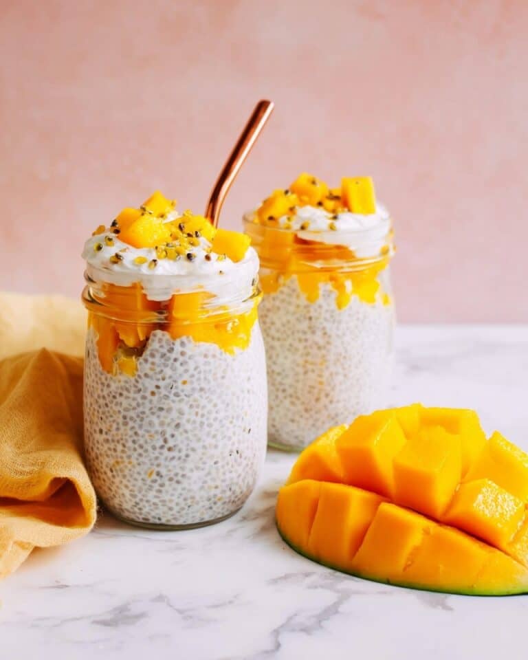 Mango Coconut Overnight Oats Recipe