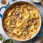 One-Pot Mushroom and White Bean Pasta Recipe