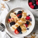 Breakfast Banana Split Recipe