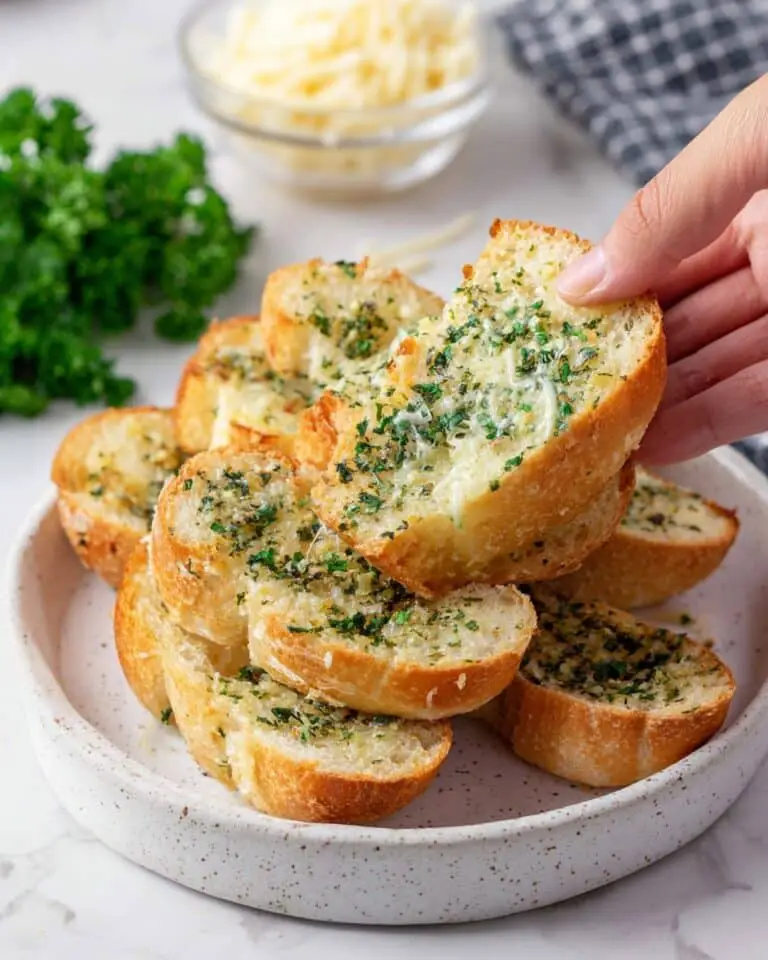 Air Fryer Garlic Bread Recipe