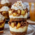 Apple Crisp Mini Cheesecakes Recipe