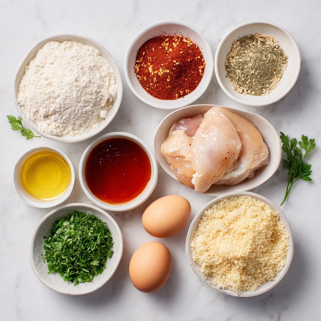 Baked Crunchy Hot Honey Chicken Recipe - Recipe Image