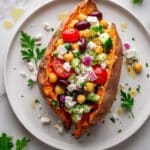 Mediterranean Stuffed Sweet Potatoes Recipe