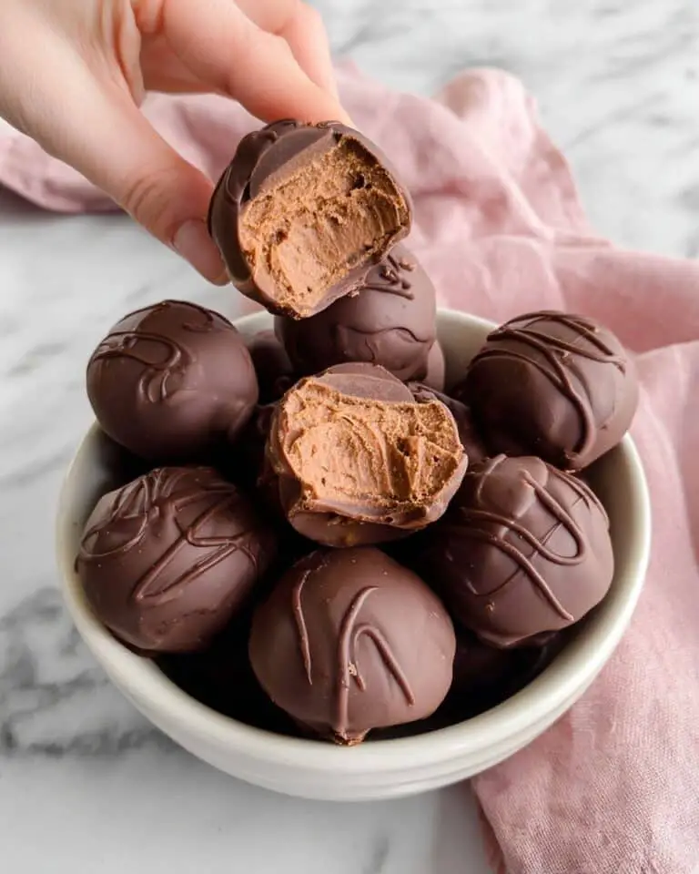 Chickpea Vegan Dark Chocolate Truffles Recipe