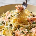 Healthier Smoked Salmon Linguine Recipe