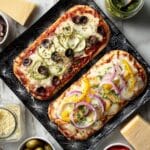 Pesto Garlic French Bread Pizza Recipe