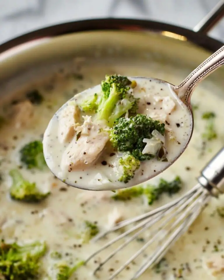 Keto Chicken Alfredo Soup Recipe