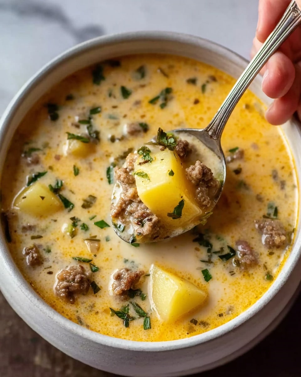 Beef and Potato Soup: Hearty Winter Meal Recipe - Recipe Image