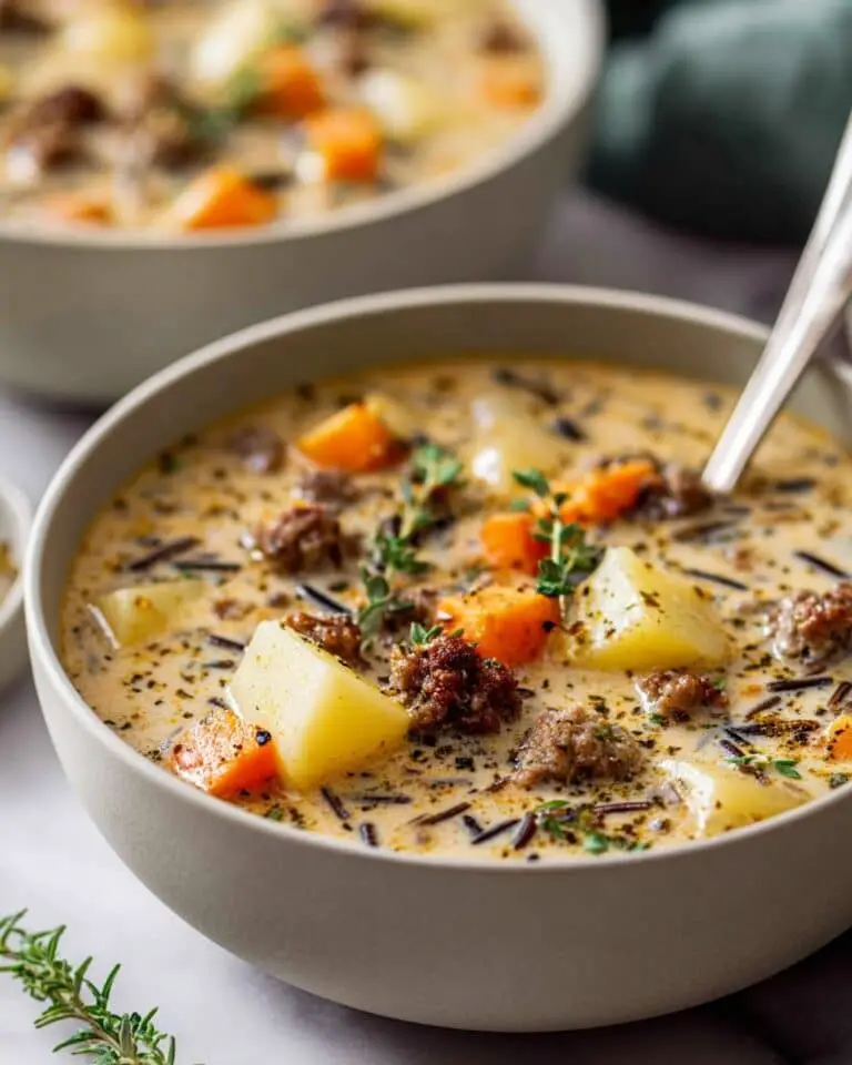 Comforting Potato and Sausage Chowder Recipe