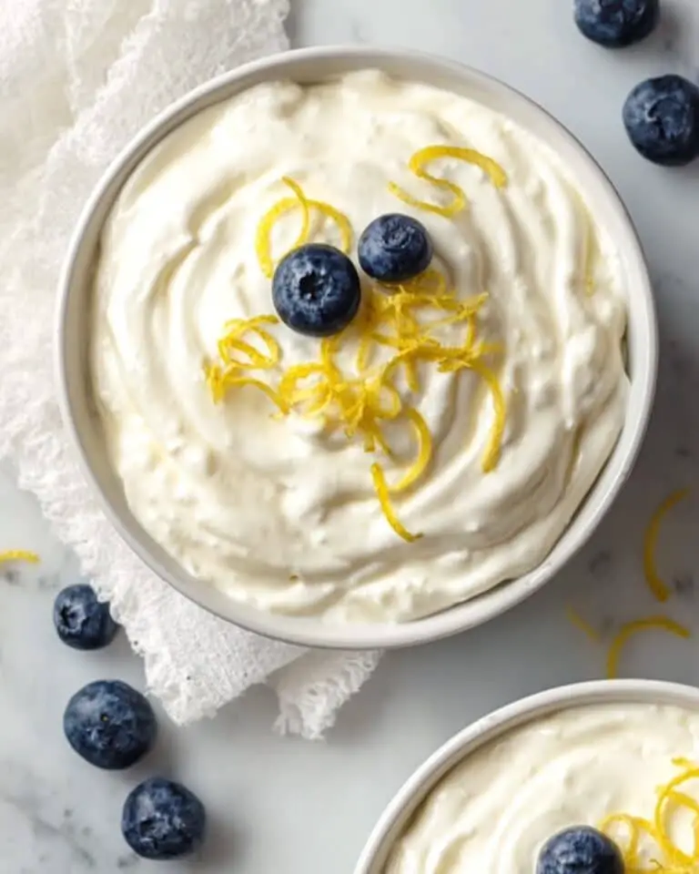 Easy Cottage Cheese Lemon Mousse Recipe