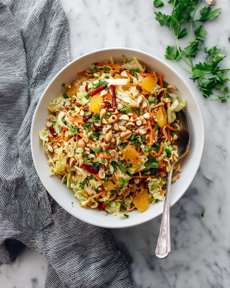 Napa Cabbage Salad with Orange and Asian Dressing Recipe