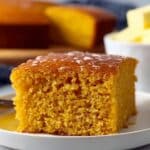 Easy Sweet Potato Cornbread with Honey Cinnamon Glaze Recipe