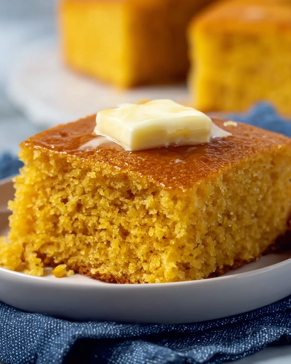 Easy Sweet Potato Cornbread with Honey Cinnamon Glaze Recipe - Recipe Image