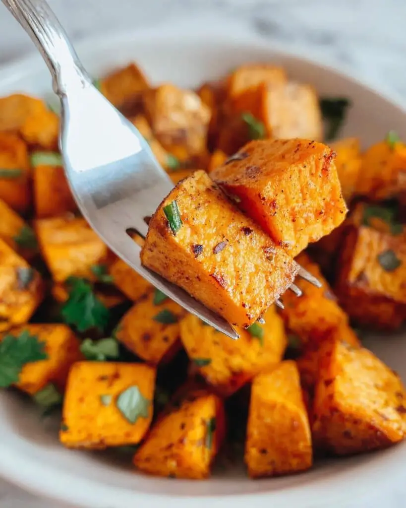 Crispy Air Fryer Sweet Potato Cubes Recipe