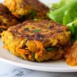 Indian-Spiced Sweet Potato Fritters Recipe