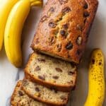 Moist Banana Bread with Walnuts and Raisins Recipe