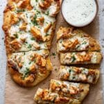 Chicken Alfredo Garlic Bread Recipe