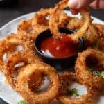 Vegan Air Fryer Onion Rings Recipe