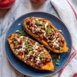 Mediterranean Stuffed Sweet Potatoes Recipe