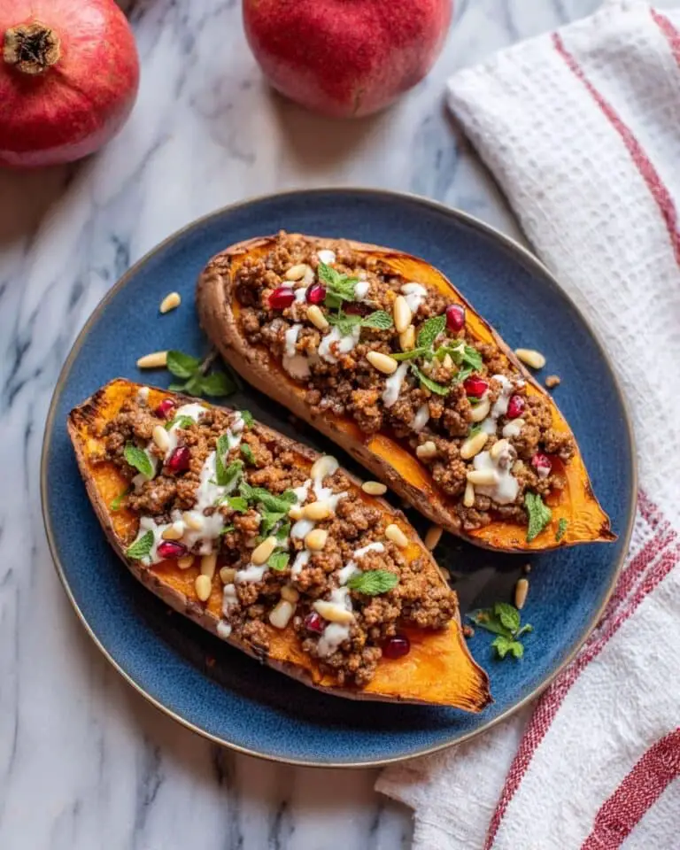 Mediterranean Stuffed Sweet Potatoes Recipe