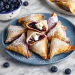 Air Fryer Blueberry Cheesecake Wontons Recipe