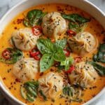 Thai Red Curry Dumpling Soup Recipe