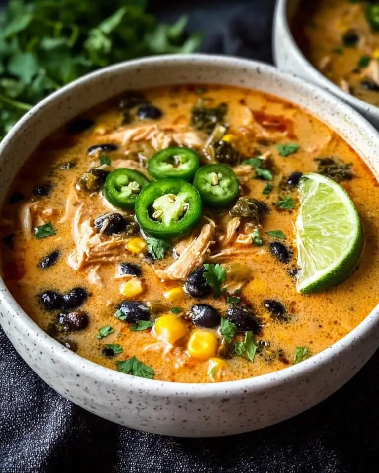 Chicken Poblano and Black Bean Soup Recipe