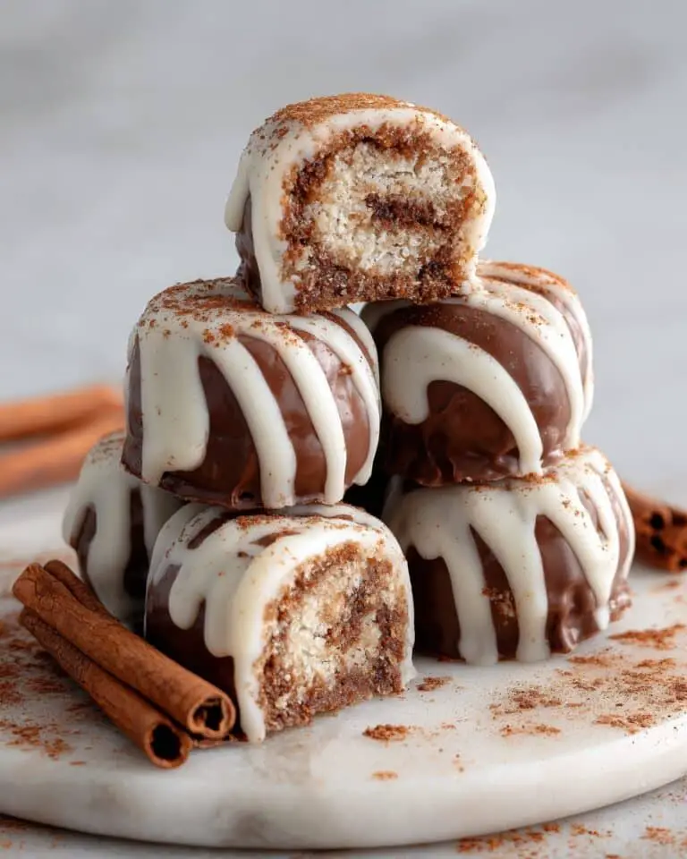 Cinnamon Roll Truffles Recipe