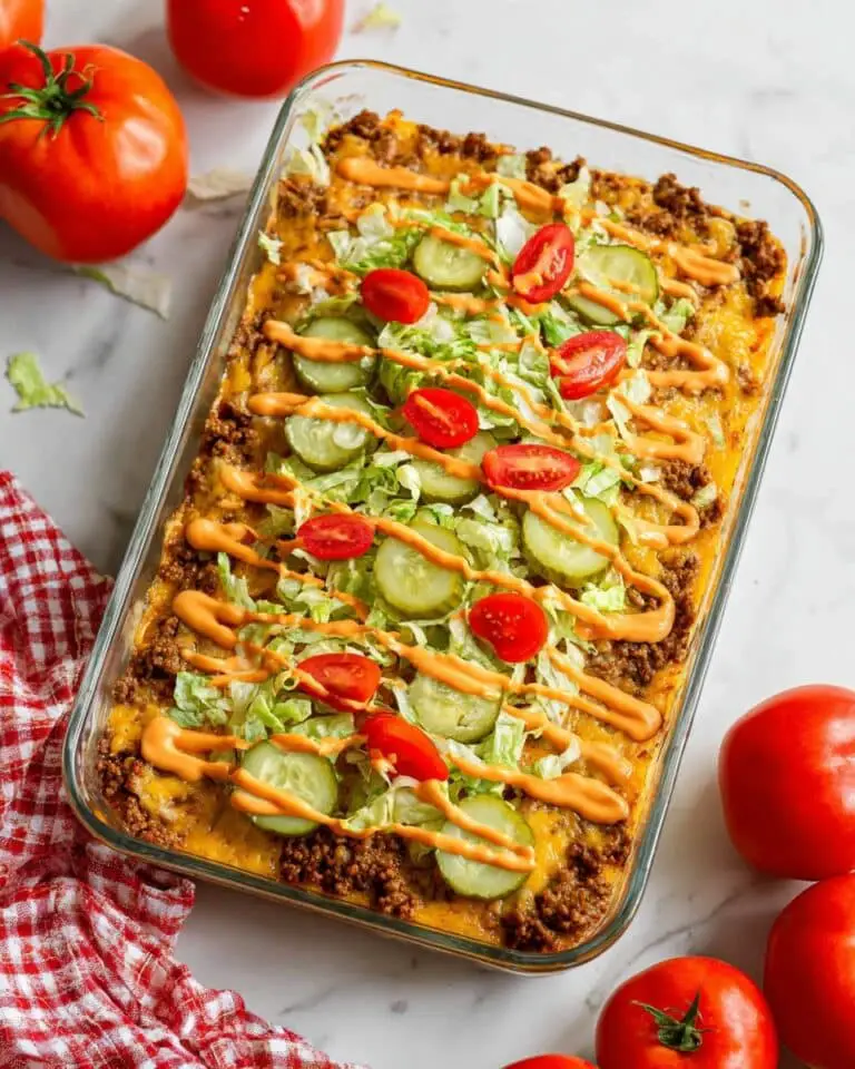 McDonald’s Big Mac Casserole (Low-Carb) Recipe