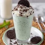 Mint Chocolate Chip Oreo Milkshake Recipe