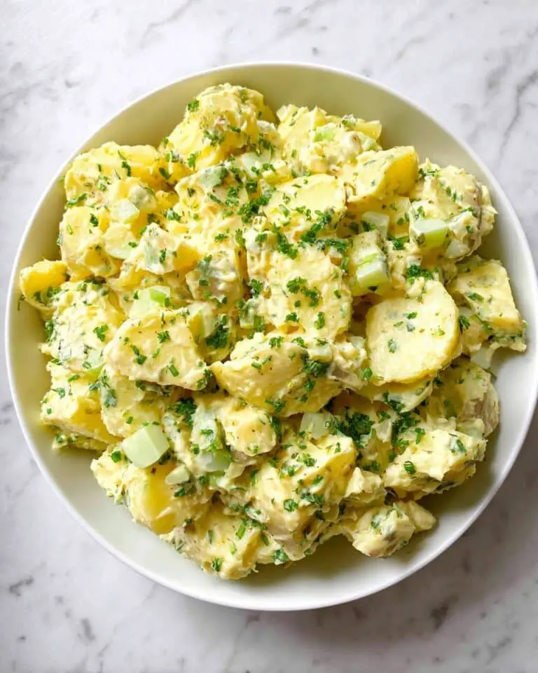 Creamy Yukon Gold Potato Salad with Eggs and Fresh Herbs Recipe