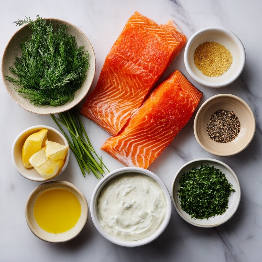 Crispy Baked Salmon with Zesty Lemon Dill Sauce Recipe - Recipe Image