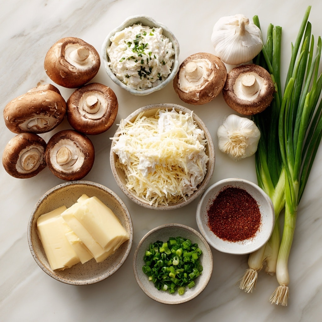 Irresistible Crab-Stuffed Mushrooms Recipe - Recipe Image