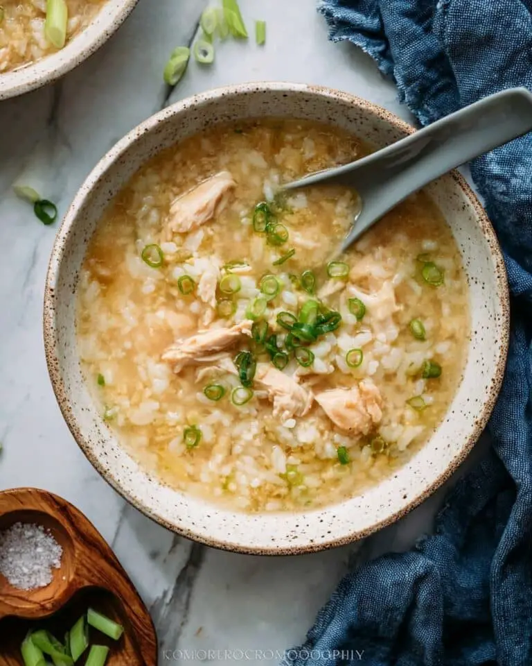 Silky Chicken Congee (Instant Pot and Stovetop Versions) Recipe