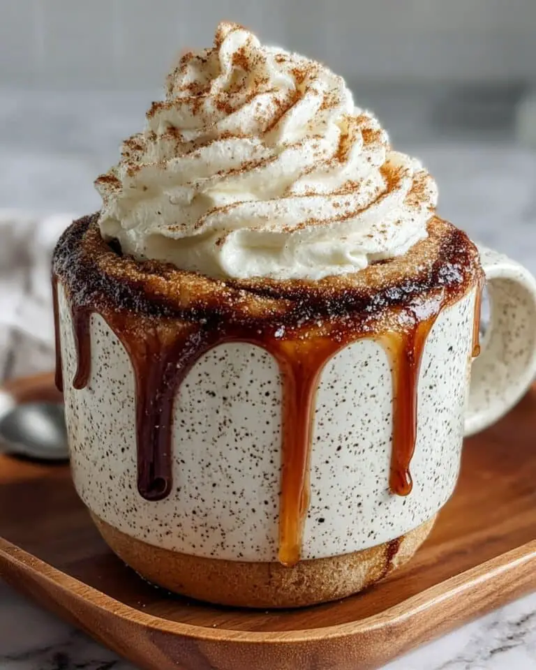 5-Minute Cottage Cheese Cinnamon Roll Mug Cake | Easy & Delicious Recipe
