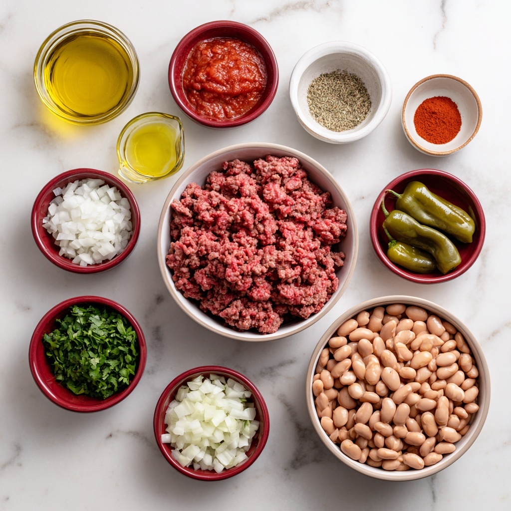 The image shows a close-up of a serving of enchiladas on a white plate placed on a white marbled surface. The enchilada has three visible layers: a soft yellow tortilla wrapped around a filling of brown, cooked ground meat mixed with melted orange and white cheese. The top layer is covered with more melted cheese, some sour cream dolloped in the middle, and green chopped herbs sprinkled on top. A fork lifts a piece of the enchilada, with melted cheese stretching between the piece and the rest on the plate. In the background, there is a red baking dish filled with more enchiladas and a small white bowl with a white sauce. Photo taken with an iphone --ar 4:5 --v 7
