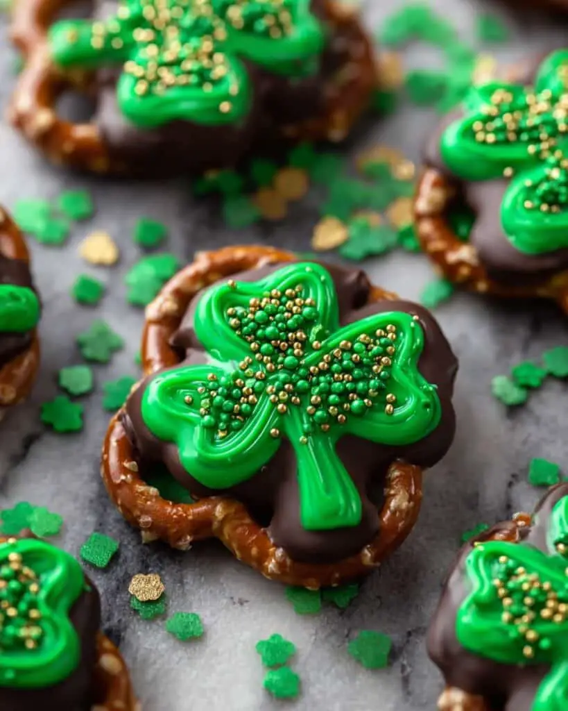 Shamrock Pretzels: Irresistibly Sweet Chocolate-Covered Treats Recipe
