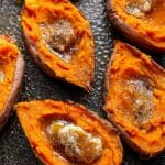 Smoked Sweet Potatoes with Cinnamon Sugar Butter Recipe