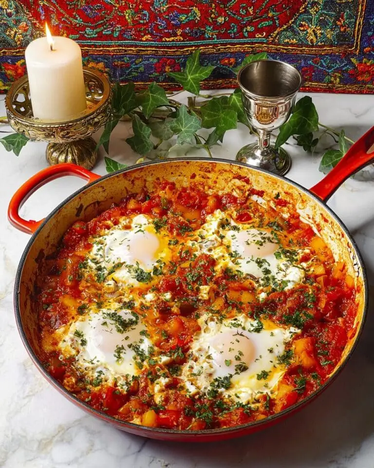 Tomato and Feta Poached Eggs Recipe