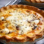Butternut Squash, Goat Cheese and Caramelized Onion Quiche Recipe