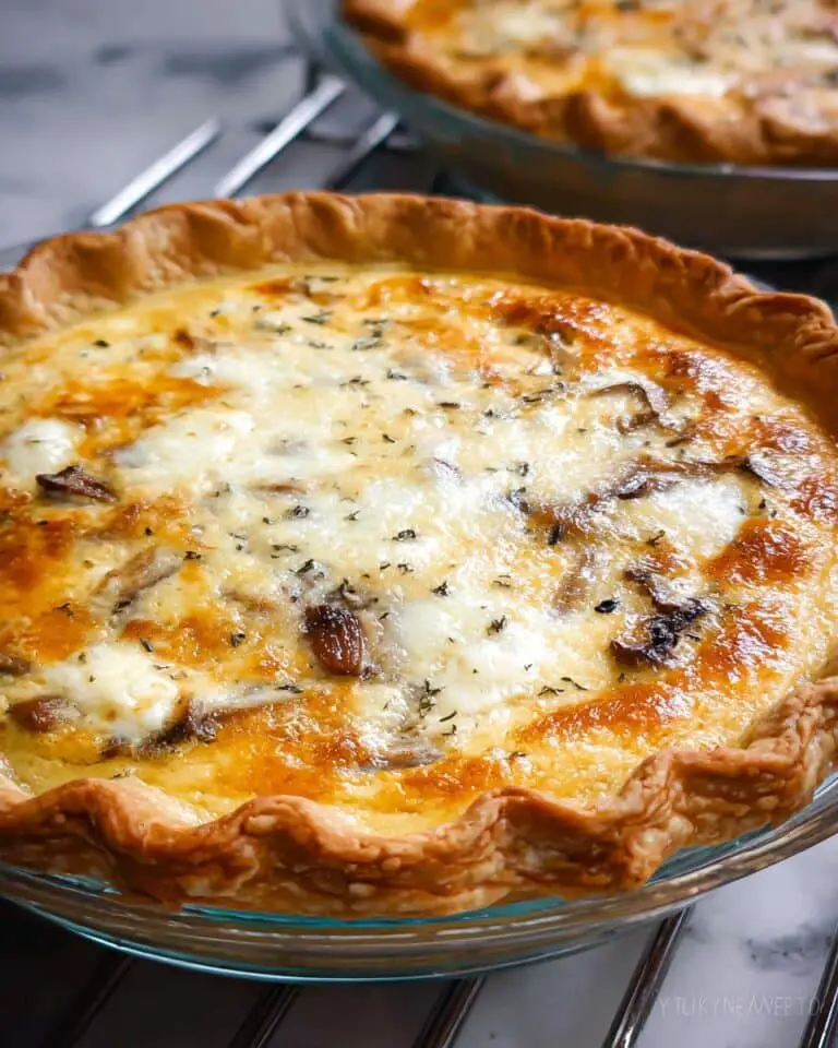 Butternut Squash, Goat Cheese and Caramelized Onion Quiche Recipe