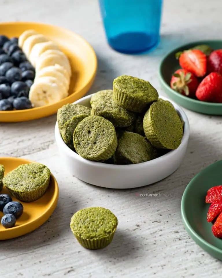 Easy Blender Spinach Banana Oat Muffins for Toddlers Recipe