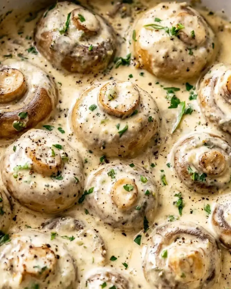 Garlic Parmesan Mushrooms Recipe