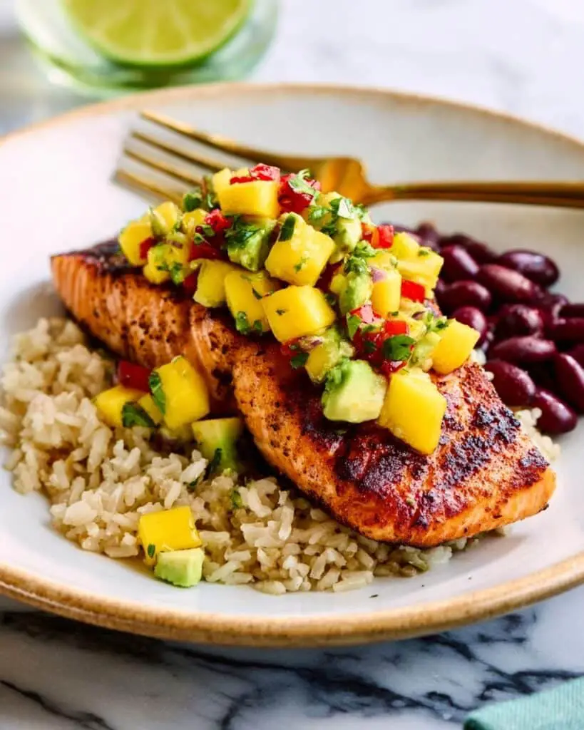 Cajun Salmon with Mango Salsa Recipe