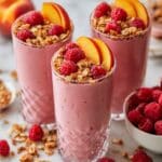 Pretty in Pink Peach Smoothie Recipe