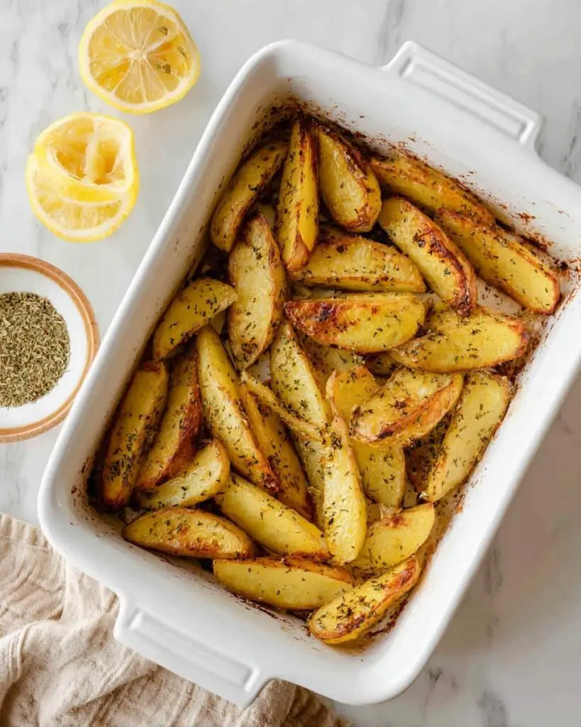 Authentic Greek Lemon Potatoes (Soft + Mellow) Recipe