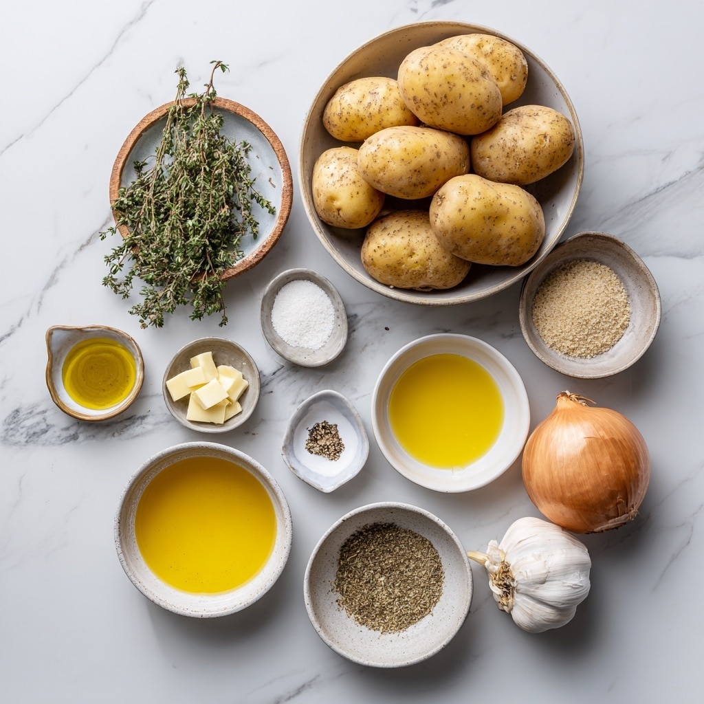 The image shows many thick potato wedges that are golden yellow with some light browning on the edges. The wedges have a slightly rough texture with visible specks of black pepper and dried herbs scattered evenly on their surface. They look crispy outside but soft inside, and they are piled close together, filling the whole frame on a white marbled background. The lighting highlights the shiny, slightly oily surface of the wedges. photo taken with an iphone --ar 4:5 --v 7